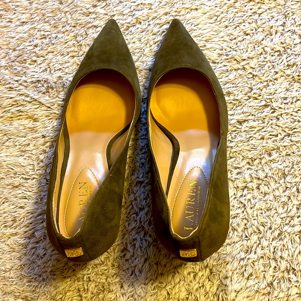 Ralph Lauren Suede Heels